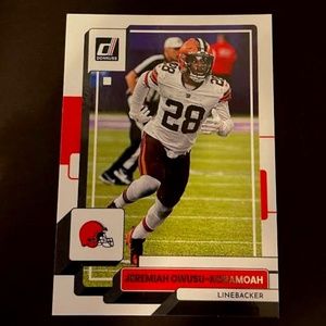 Jeremiah Owusu-Koramoah: Cleveland Browns, Linebacker 2022 Panini Donruss #213